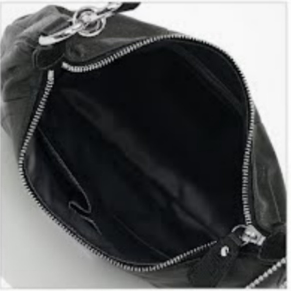 COACH KRISTIN LEATHER HOBO BAG PURSE BLACK NWT!! - Picture 3 of 8